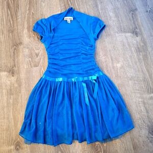 Amy's Closet Vibrant Blue Formal Kids Dress Size 6x